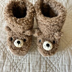 H&M Cozy Brown Baby Booties